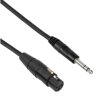 Pearstone PM Series 1/4" TRS Male to XLR Female Professional Interconnect Cable (15')