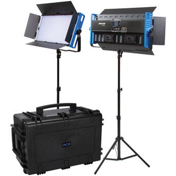 Dracast Kala Plus Series LED3000 Bi-Color LED Light Panel (2-Light Travel Kit)