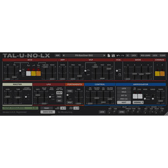 TAL Software U-NO-LX Synthesizer Virtual Instrument (Download)