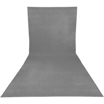 Angler Wrinkle-Resistant Fleece Background (Gray, 9 x 20')