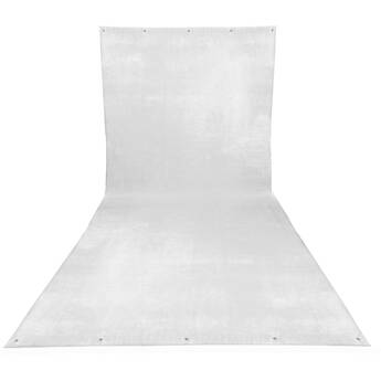 Angler Wrinkle-Resistant Fleece Background (White, 9 x 20')