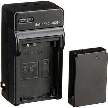 Bescor LPE12 Battery, Charger, Coupler & AC Adapter Kit for Select Canon Cameras