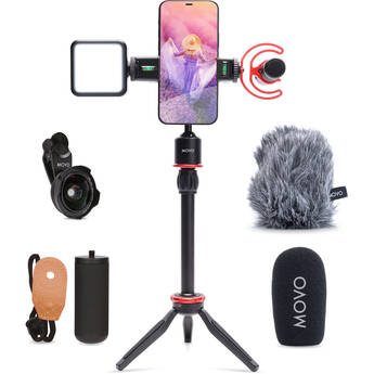 Movo Photo iVlog1 Smartphone Video Vlogging Bundle