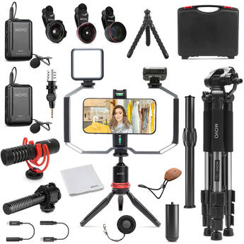 Movo Photo iVlog5 Director's Smartphone Video Vlogging Bundle