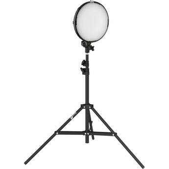 Raya Bi-Color 9" Round LED Light Panel Kit with 2.4 GHz Wireless Remote & Stand