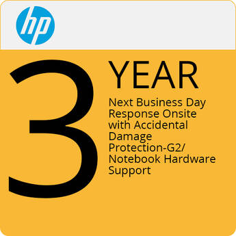 HP 3-Year Next Business Day On-Site Support with ADP