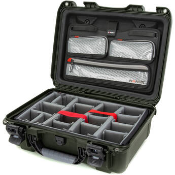 Nanuk 925 Hard Case with Pro Photo Kit (Olive, 21L)