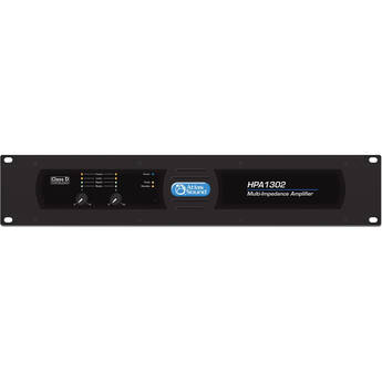 AtlasIED HPA1302 Dual-Channel 1300W Commercial Amplifier (Black, 2 RU)