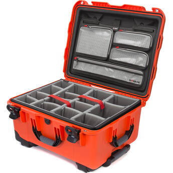Nanuk 950 Wheeled Hard Camera Case Pro Photo Kit (Orange, 51.9L)