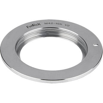 FotodioX M42 Lens to Nikon F-Mount Camera Lens Adapter V2 with Flange