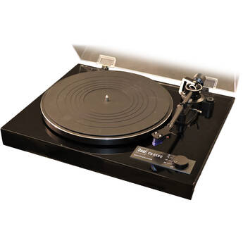 Dual Electronics CS 618Q Manual Three-Speed Turntable (Black Gloss)