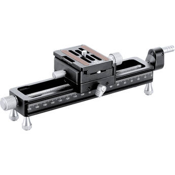 Leofoto MP-180S Macro Focusing Rail with Rotating Arca-Type QR System (7.1")