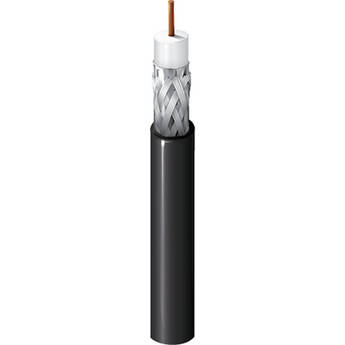 Belden 1694WB RG6 18 AWG Low Loss Serial Digital Coax Cable (1000', Black)