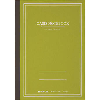 Itoya ProFolio Oasis Notebook (Avocado, 5.8 x 8.3")