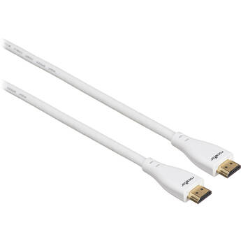 Rocstor Y10C159-W1 Premium High-Speed HDMI Cable with Ethernet (White, 3')