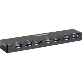 Rocstor Premium 7-Port USB 3.0 Hub with Fast-Charging Ports