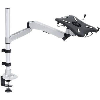 Mount-It! Laptop Desk Mount with USB Powered Cooling Fan (Gray/Black)
