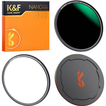 K&F Concept Nano-X Magnetic Filter with Adapter Ring & Lens Cap (77mm, 10-Stop)