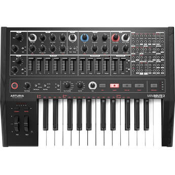 Arturia MiniBrute 2 Special Edition Noir Semi-Modular Monophonic Analog Synthesizer (Black)