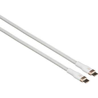 Belkin BoostCharge Pro Flex Braided Silicone USB-C Cable (6.6', White)