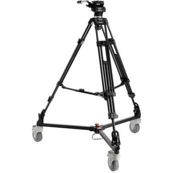 Magnus REX VT-4000-PRO-2 2-Stage Video Tripod with Fluid Head and Dolly