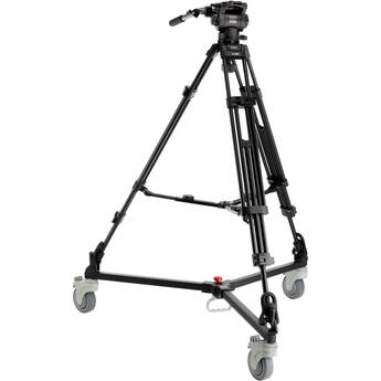 Magnus REX VT-5000 2-Stage Video Tripod with Fluid Head and Dolly