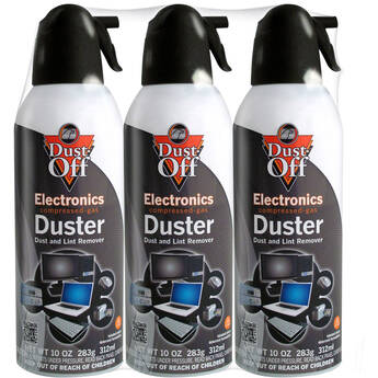 Dust-Off Disposable Air Duster (3-Pack, 10 oz)