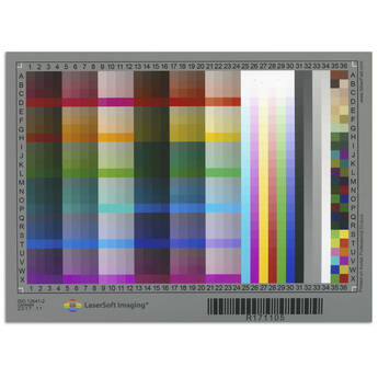 LaserSoft Imaging LaserSoft Reflective Advanced Color Calibration Target for FUJI (10 x 15cm)