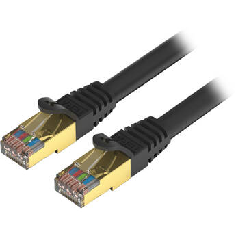 Tera Grand Premium Cat 7 Double-Shielded 10Gb 600 MHz Cable (Black, 50')