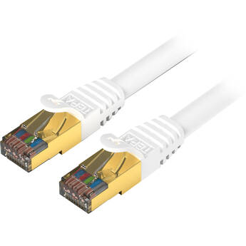 Tera Grand Premium Cat 7 Double-Shielded 10Gb 600 MHz Cable (White, 75')