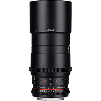 Rokinon 100mm T3.1 Macro Cine DS Lens for Canon EF Mount