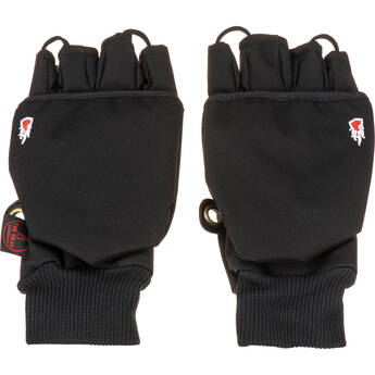 The Heat Company Heat 2 Softshell Mitten Gloves (Size 10, Black)