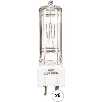 Impact FKW Lamp (120V, 300W, 6-Pack)