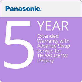 Panasonic 5-Year Extended Warranty for TH-55CQE1W Display