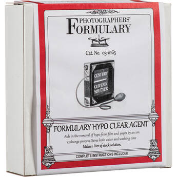 Photographers' Formulary Hypo Clear Agent for Black & White Film & Paper - 2.5 Gal.