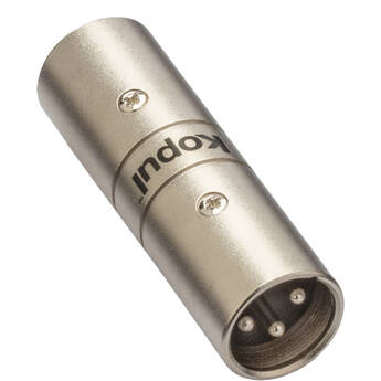 Kopul 3-Pin XLR Male to 3-Pin XLR Male Turnaround Adapter