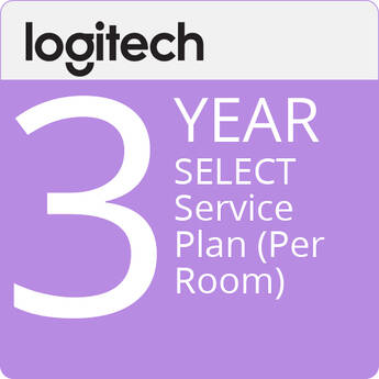Logitech 3-Year Extended Warranty for SELECT Service Plan (per Room)