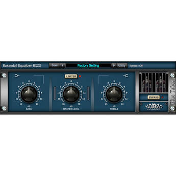 Nomad Blue Tubes Equalizer BX2S Vintage-Style Shelving EQ Plug-In (Download)