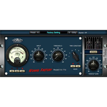 Nomad Blue Tubes Vintage-Style Limiter FA770 Plug-In (Download)