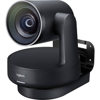Logitech Rally 4K UHD Conference Camera System with Speaker and White Mic Pod Set