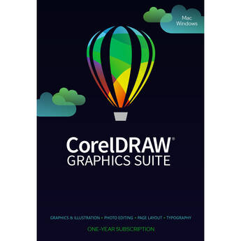 Corel Graphics Suite for Windows/Mac (Boxed, 1-Year Subscription)
