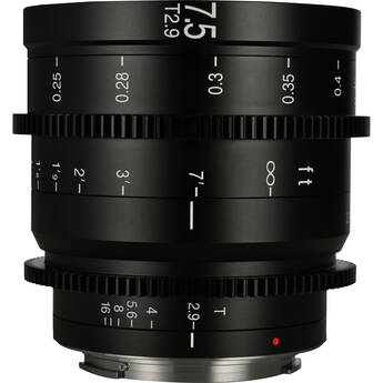 Venus Optics Laowa Zero-D S35 7.5mm T/2.9 Cine Lens (Canon RF, Feet/Meters)