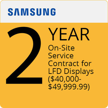 Samsung 2-Year Onsite Service for Large Format Displays ($40,000.00-$49,999.99)