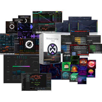tracktion Waveform Pro 12 Music Production and Software + Everything Bundle (Download)