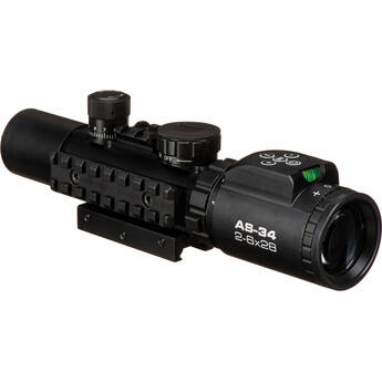 Konus 2-6x28 KonusPro AS-34 Riflescope (Mil-Dot Illuminated Reticle, Matte Black)