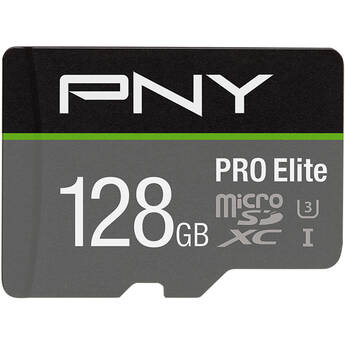 PNY 128GB Pro Elite microSDXC Memory Card (U3)