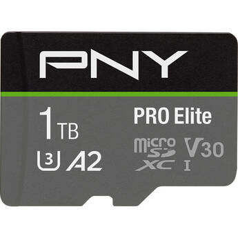 PNY 1TB PRO Elite UHS-I microSDXC Memory Card with SD Adapter
