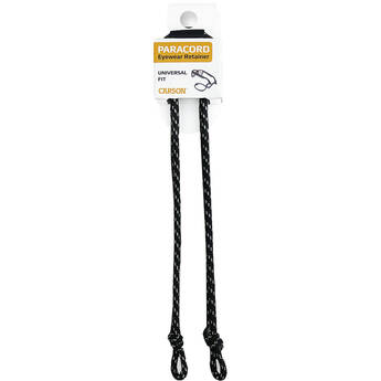Carson Paracord Eyewear Retainers (Black / Reflective Gray)