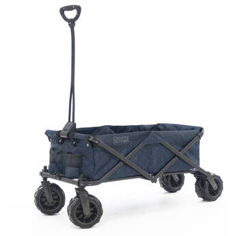 Creative Outdoor Distributor All-Terrain Folding Wagon (Navy/Gray Diamond)