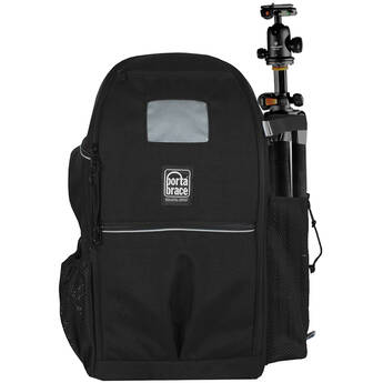 PortaBrace Backpack with Semi-Rigid Frame for Sony Alpha a6400 (Black)